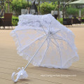 Elegant lace decoration bridal party handmade wedding lace umbrella